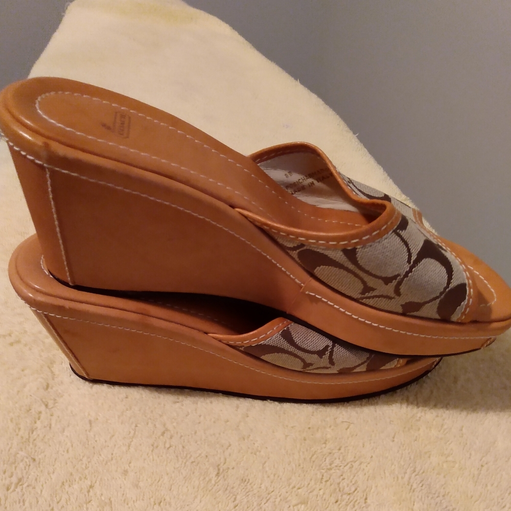 Coach Khaki Sandals